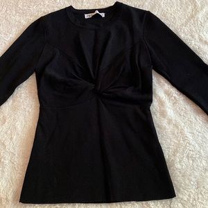 Zara Stretchy knotted front top